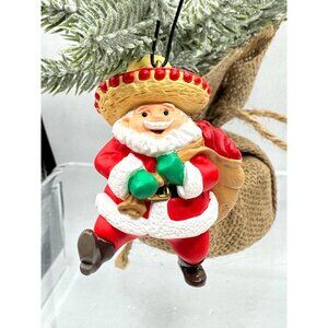 Hallmark 1999 Keepsake Ornament Feliz Navidad Santa Peppers Christmas QX6999